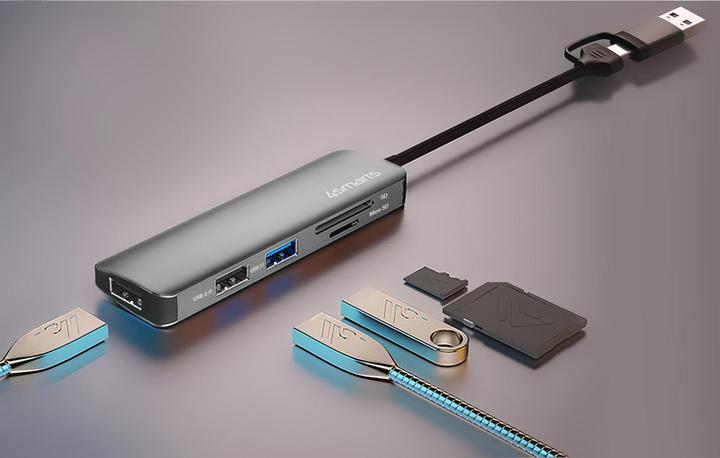 Actual product image 4smarts Universal (USB-A, USB-C, 3 Ports)