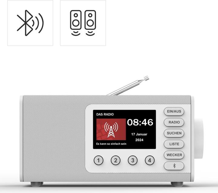 Actual product image Hama DR1001BT (DAB+, FM, DAB, Bluetooth)