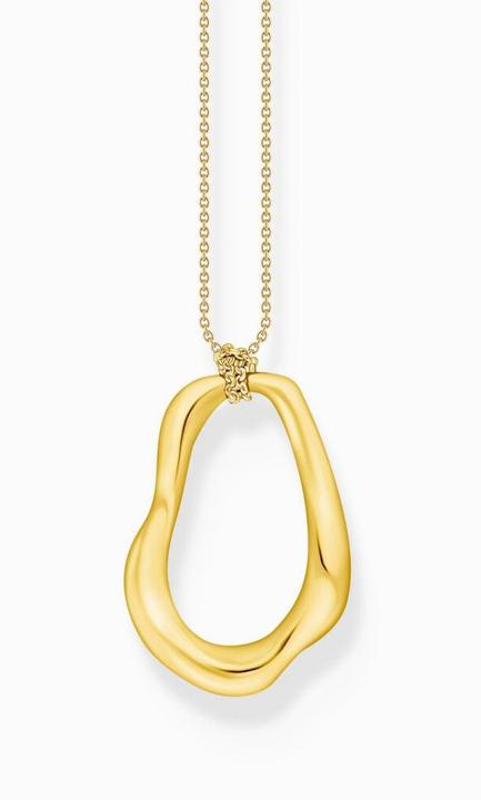 Immagine prodotto Thomas Sabo Halskette mit Anhänger Natural Beauty vergoldet (Argento 925)