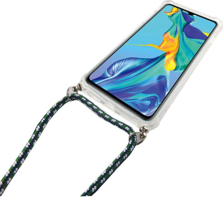 Produktbild König Design Huawei P30 Pro Handykette Hülle mit Band Case zum umhängen mit Kordel Etui Grün