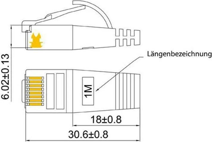 Image du produit Wirewin Câble de réseau (STP, CAT6, 5 m)