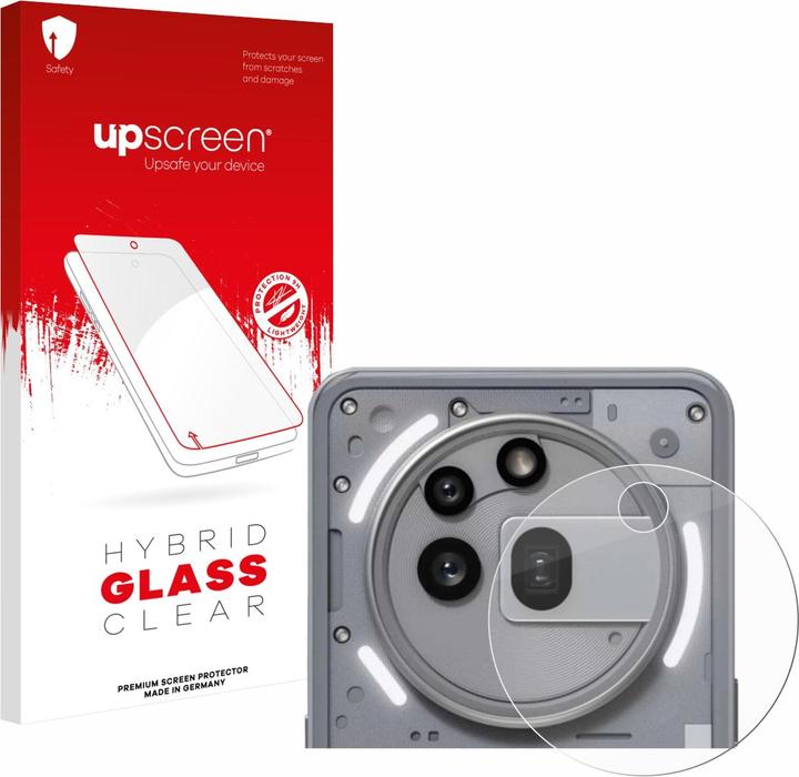 Produktbild upscreen Schutzglas Schutzfolie Displayschutz Display Schutz Glas Folie klar (1 Stück, Nothing Phone (3a) Pro)