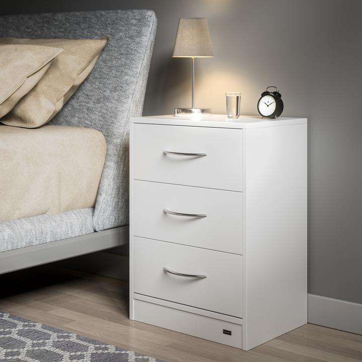 Actual product image Casaria Bedside Table (54 x 39 x 28 cm)