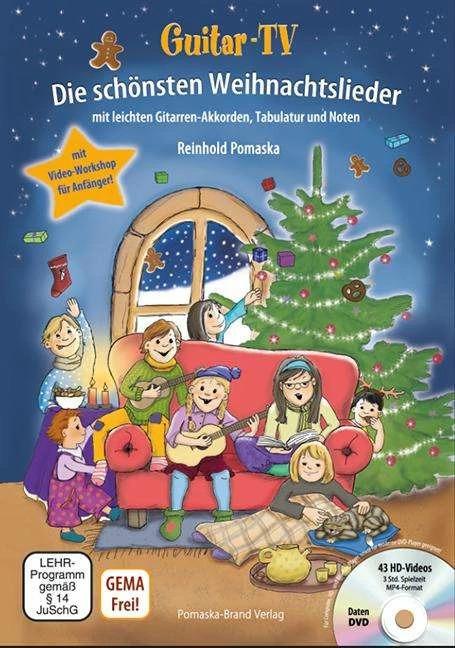 Actual product image Guitar-TV: Die schönsten Weihnachtslieder (mit DVD) (German, Reinhold Pomaska, Martina Krause, 2013)