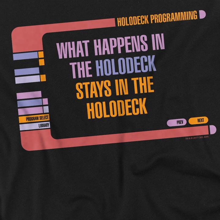 Image du produit - T-shirt HOLODECK SECRETS - Adulte (XL)