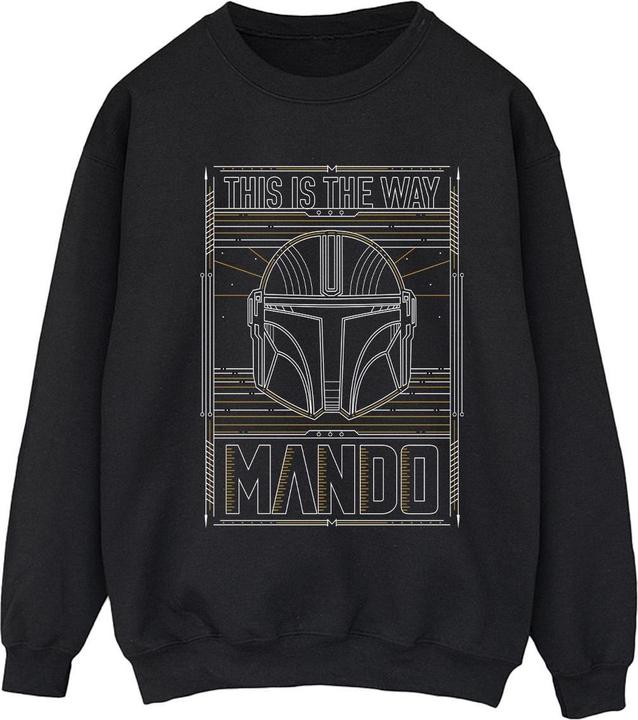 Image du produit Star Wars - Sweat THE MANDALORIAN THE WAY OUTLINE HELM - Femme (XXL)