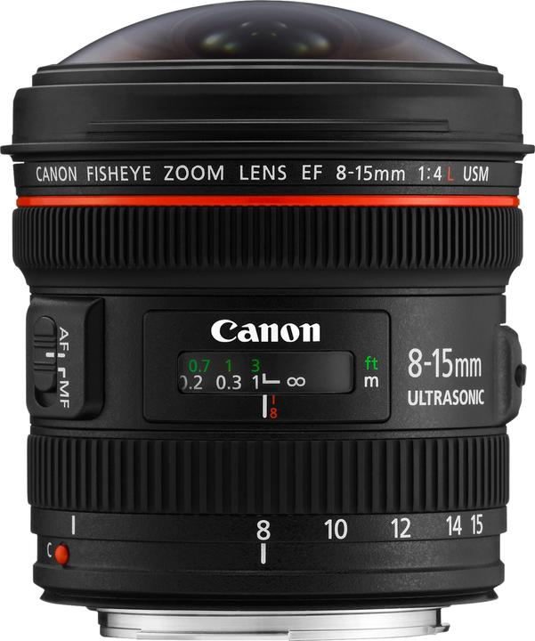 Actual product image Canon EF 8-15mm f/4L Fisheye USM (EU) (Canon EF, full size)