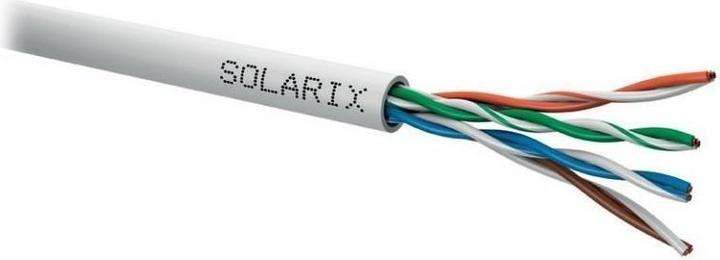 Actual product image Solarix Cable Instalacyjny Cat5e Utp Pvc Eca 305m/ (U/UTP, CAT5e, 305 m)