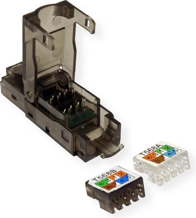Actual product image Value field confect. RJ45 st. cat.6 UTP (Network cable plug)