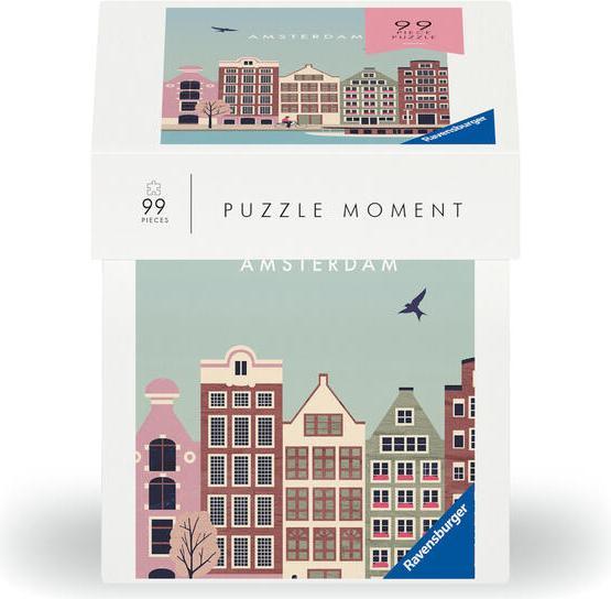 Productafbeelding Ravensburger Puzzel 12001377 - Amsterdam - 99 stukjes Puzzel Moment voor volwassenen en kinderen vanaf 14 (99 onderdelen)