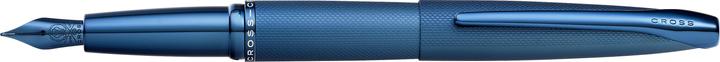 Produktbild Cross Füllhalter ATX Dunkelblau Diamantmuster F Geschenkbox (Dunkelblau, 1 x)