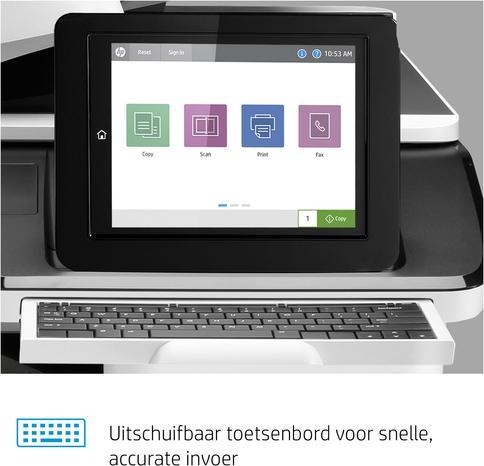 Actual product image HP Color LaserJet Enterprise Flow MFP M776z, Laser 45ppm WiFi, LCD (Laser, Colour)