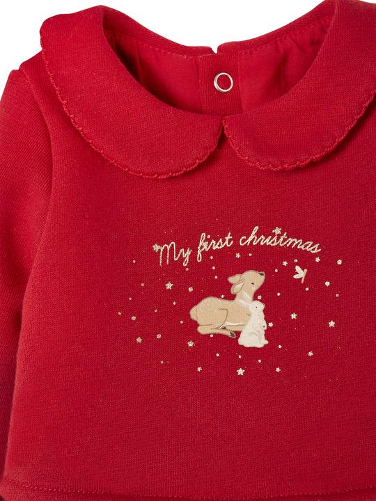 Actual product image Vertbaudet Christmas baby set: dress, hairband & tights (62)