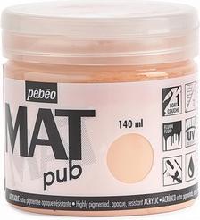 Actual product image Pebeo Acrylic Mat Pub (Light pink, 140 ml)