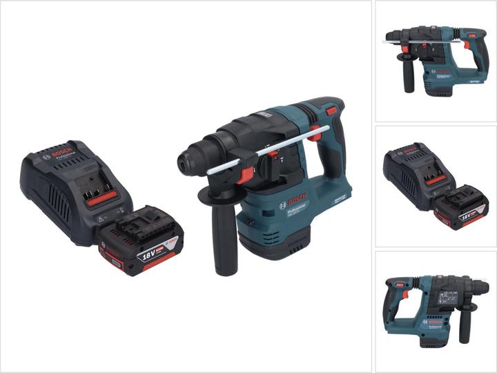 Bosch Professional Bosch GBH 18V-22 Professional cordless rotary hammer 18 V 1.9 J SDS Plus Brushless + 1x (Rechargeable battery operated)