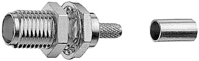 Produktbild Telegärtner SMA-Kabeleinbaubuchse Crimp G07 C0803, Z36, G07 (RG-316/U), Gold (Standard)