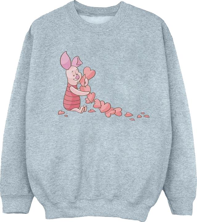 Disney Winnie The Pooh Piglet Chain Of Hearts Sweatshirt Mädchen