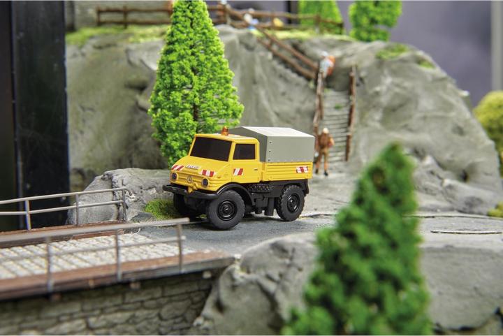 Productafbeelding Carson 1:87 MB Unimog U406 rail-wegvoertuig 100%RTR (RTR Gereed voor gebruik)