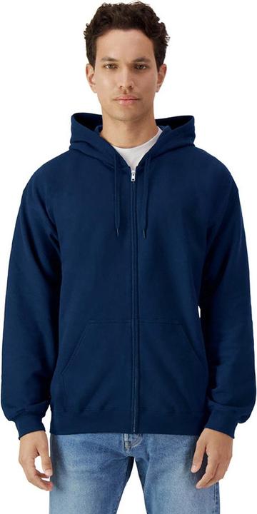 Gildan Softstyle Hoodie mit durchgehendem Reissverschluss Mittelschwer