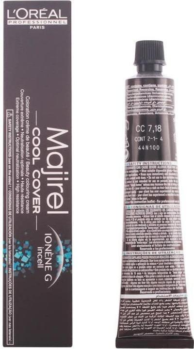 Produktbild L'Oréal Professionnel Majirel Cool Cover (7,18 Mittelblond Asch Mokka)