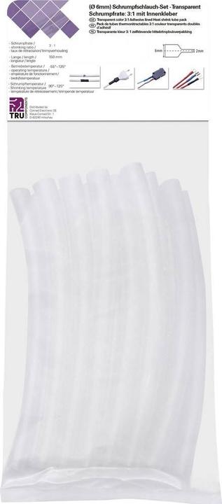 Tru Components Shrink tubing adhesive (15 x)