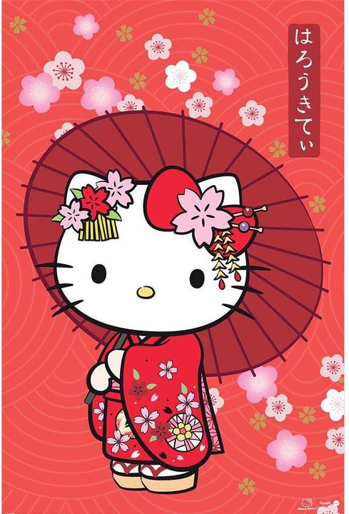 Hello Kitty Poster Japanese Style Maxi