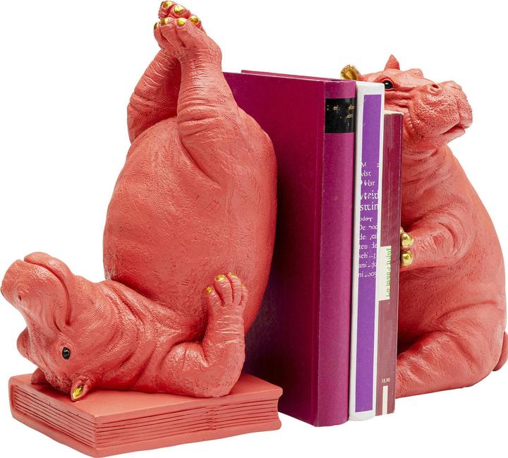 Image du produit Kare Design Serre-livres Hippo Pink (2/set)