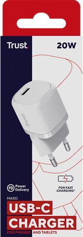 Actual product image Trust Maxo 20w USB-C Charger White (20 W)