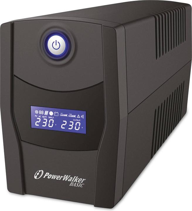 Actual product image Powerwalker UPS VI 800 STL Schuko Line Interact (800 VA, 480 W, Line-interactive UPS)