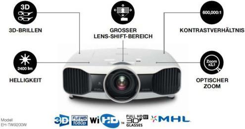 Produktbild Epson Eh-Tw9200w (2400 lm)