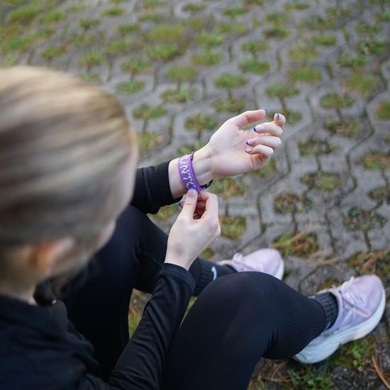 Produktbild Suunto 22 Ath5 Silicone Strap Orchid Purple S+M (22 mm, Silikon)