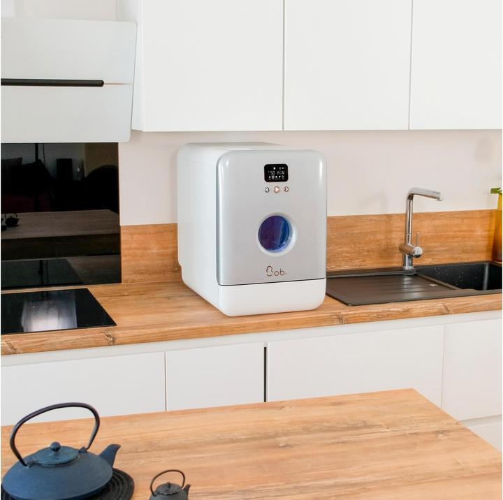 Image du produit Daan Tech Lave-vaisselle de table Bob blanc/argenté