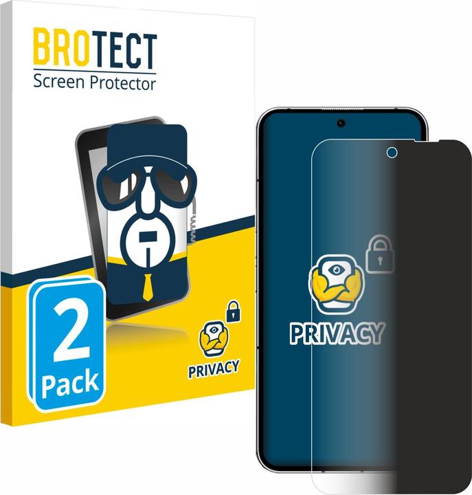 Productafbeelding BROTECT Anti-spionnetje privacyfolie Beschermfolie tegen blauw licht (2 Stuk, Nothing Phone (2))