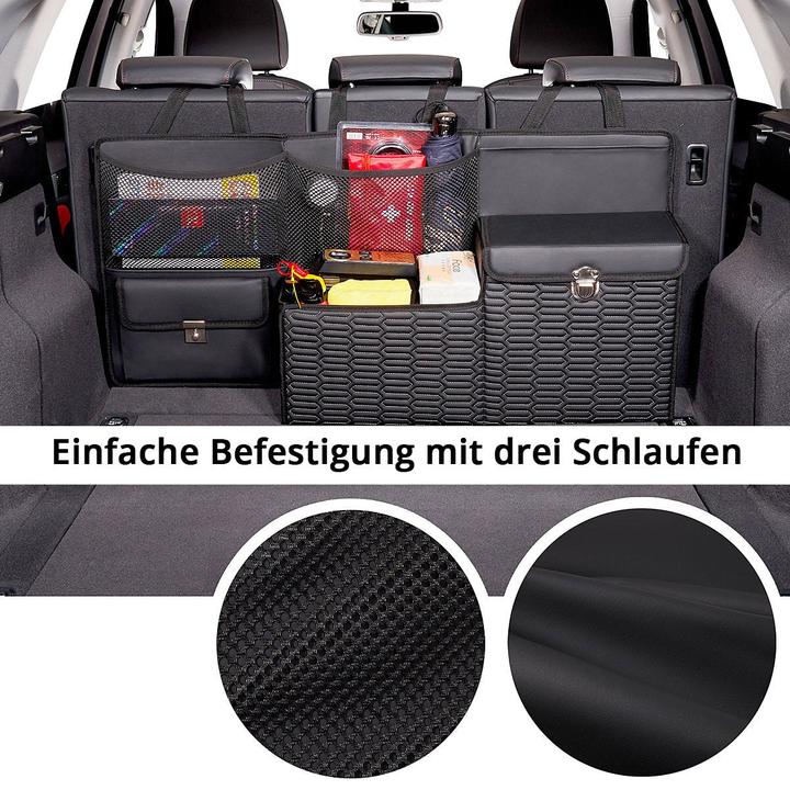 Image du produit Stahlwerk Organisateur De Coffre To-995 St Organisateur De Voiture Différents Compartiments