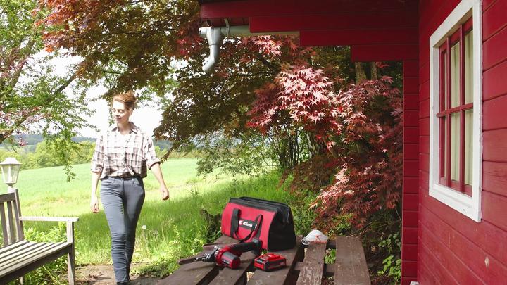 Actual product image Einhell Cordless belt file TE-BF 18 Li Kit (1x 4.0 Ah)
