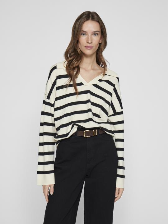 Image du produit Vila Pull-over en maille rayée (L)