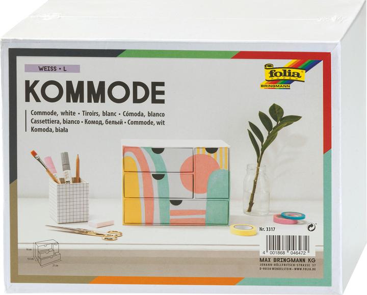 Produktbild Folia Pappschachtel Kommode breit