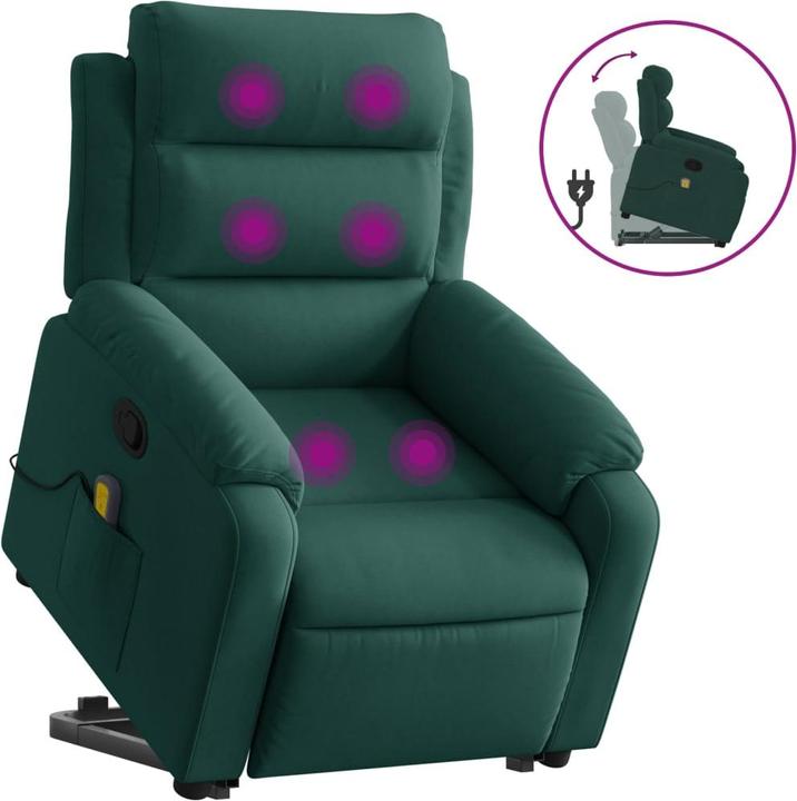 Produktbild VidaXL Massagesessel mit Aufstehhilfe Samt