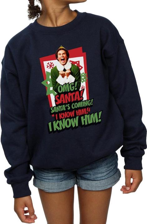 Image du produit Elf - Sweat OMG SANTA - Fille (140, 146)