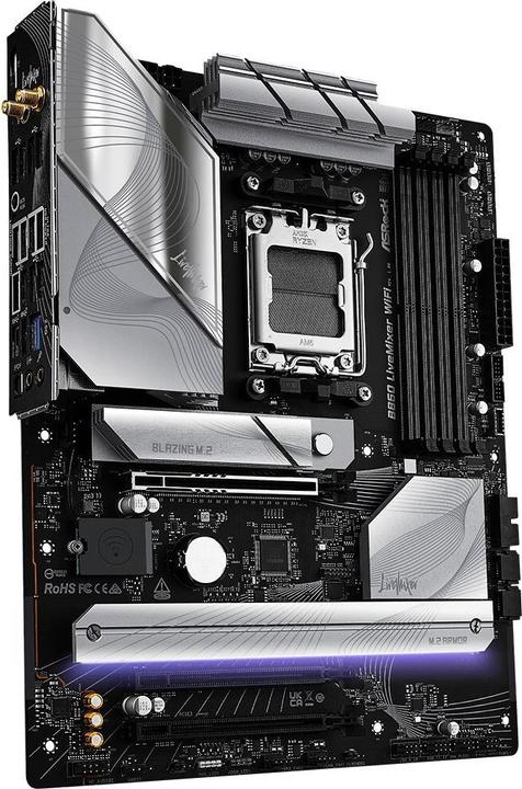 Produktbild AsRock B850 LiveMixer WiFi (AM5, AMD B850, ATX)
