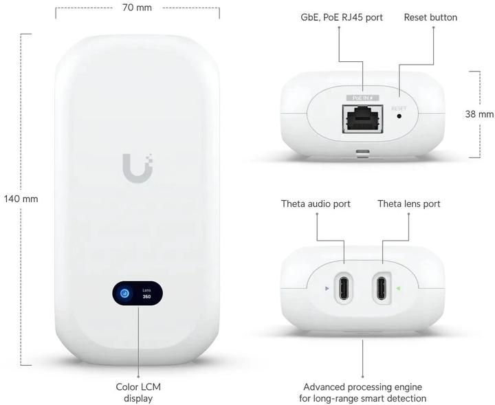 Productafbeelding Ubiquiti Camerahoofdtoestel AI Theta Hub