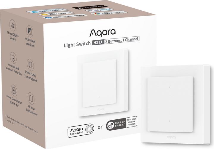 Actual product image Aqara Lichtschalter H2