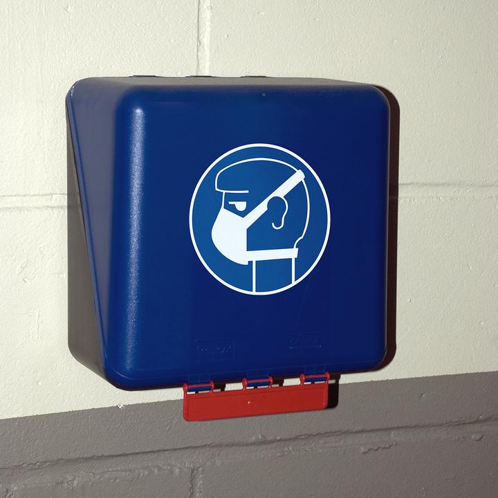 Actual product image Gebra Storage box SECU MidiStandard for light respiratory protection blue
