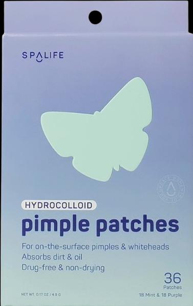 Actual product image SpaLife Pimple Patch Hydrocolloid Butterfly 36 pcs.