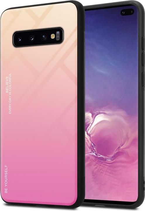 Produktbild Cadorabo TPU 2 Farben Glas Cover (Samsung Galaxy S10+)