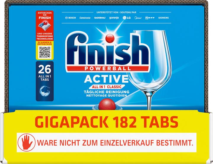 Produktbild Finish All in One (Tabs, 182 x)
