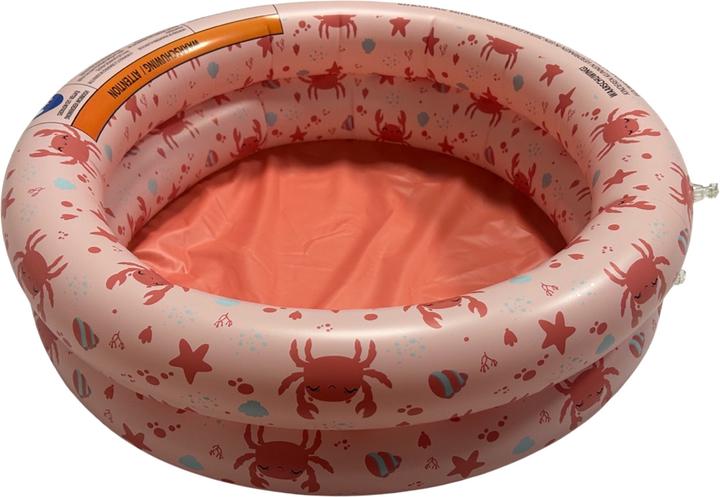 Actual product image Swim Essentials Baby Pool 60cm Red Crab