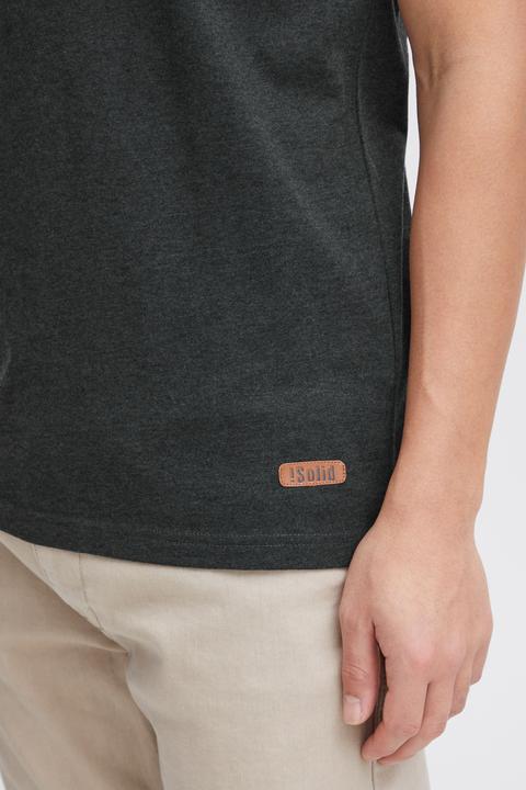 Immagine prodotto Solid Volker T-Shirt A Maniche Corte Maglietta Da Uomo Con Collo Grandad (M)