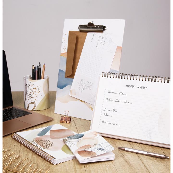 Produktbild Clairefontaine Evanescence Spiralbuch (A5, Liniert, Weicher Einband)