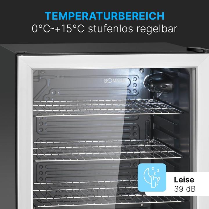 Produktbild Bomann BOMA Glastürkühlschrank (115 l)